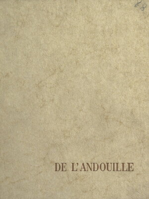 cover image of Célébration de l'andouille